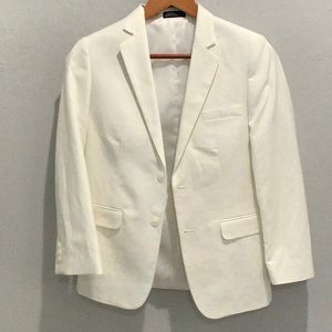 Nautica Boys White linen blazer Size 14
